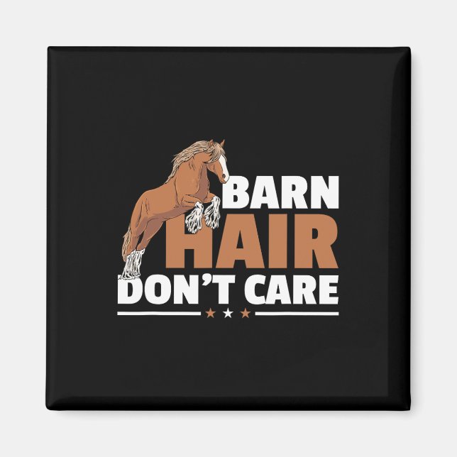Imán Diseño De Meme De Caballo Borrador Para Un Pie De  (Frente)