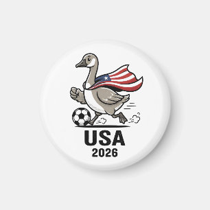 Imán Diseño de meme de ganso patriótico divertido USA 2