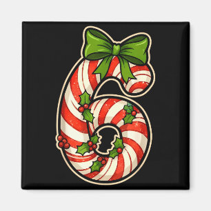 Imán Diseño de meme divertido seis siete 6 7 de Navidad