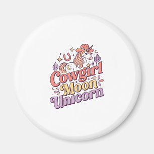 Imán Diseño de mercancía caprichosa de vaquera unicorni