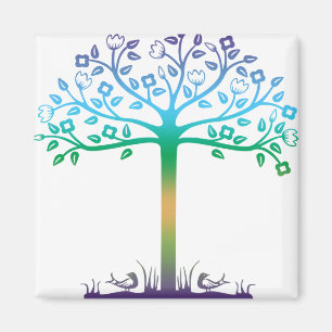 Imán Diseño de moda del árbol