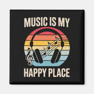 Imán Diseño de música divertida para hombres y mujeres