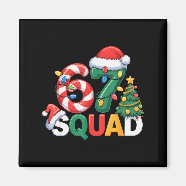 Imán Diseño de Navidad divertido para profesores del es (Frente)
