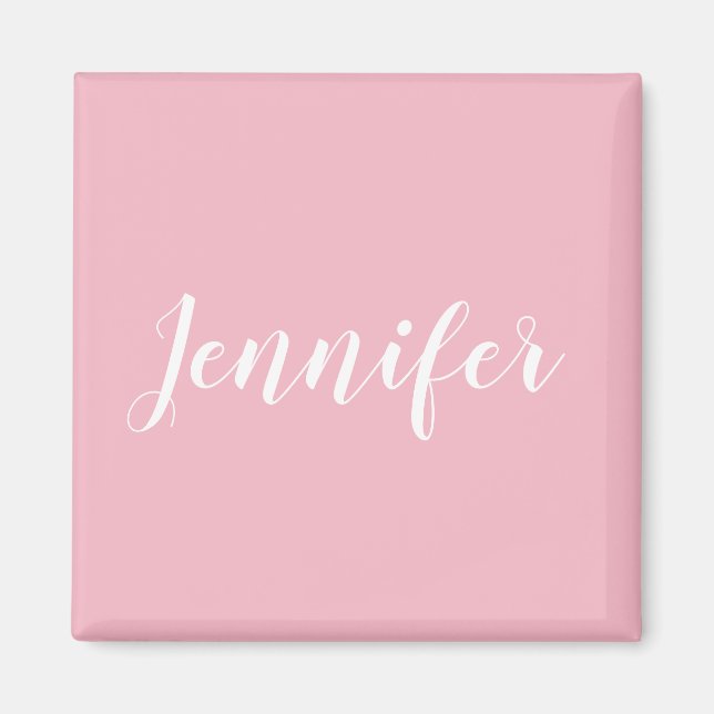 Imán Diseño de nombre Jennifer de caligrafía personaliz (Frente)