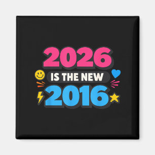 Imán Diseño de nostalgia de Internet nuevo 2026 2016