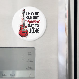 Imán Diseño de nostalgia de música clásica de guitarra 