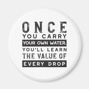Imán Diseño de oferta de sabiduría - Valor de cada gota