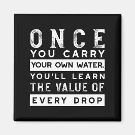 Imán Diseño de oferta de sabiduría - Valor de cada gota