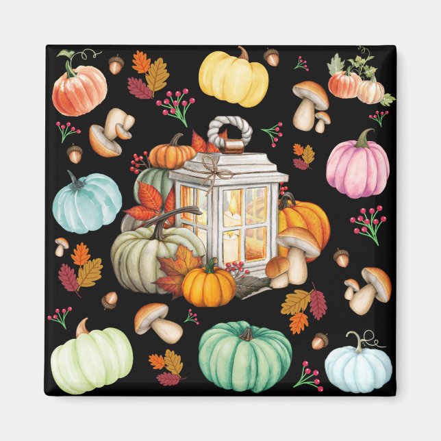 Imán Diseño de otoño (Frente)