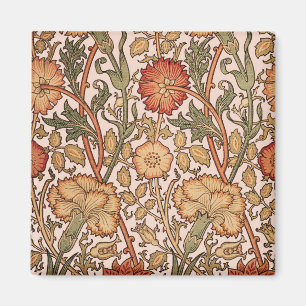 Imán Diseño de papel pintado con flores de rosa de Will