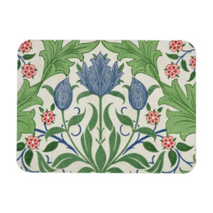 Imán Diseño de papel tapiz floral