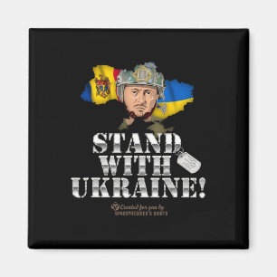 Imán Diseño de partidario de Ucrania Moldavia Zelensky