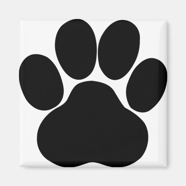 Imán diseño de patas de panda (Frente)