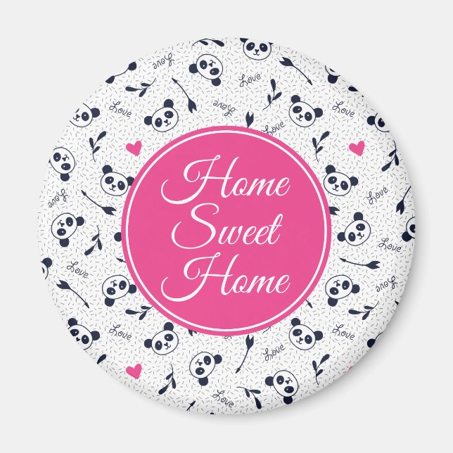 Imán Diseño de patrón de panel compacto. (Frente)