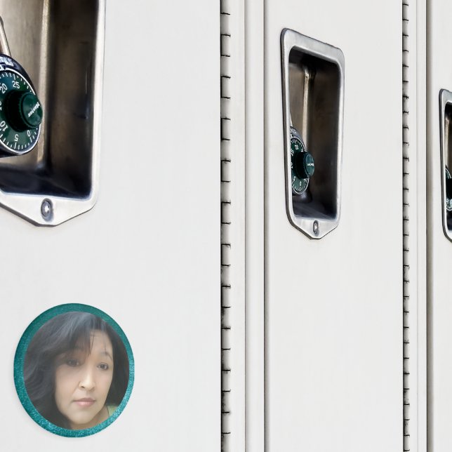 Imán Diseño de Personalizable Verde azulado MVB Faux Ve (In situ (casillero))