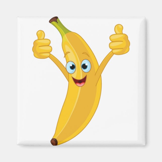 Imán Diseño de Personalizado bananero (Frente)