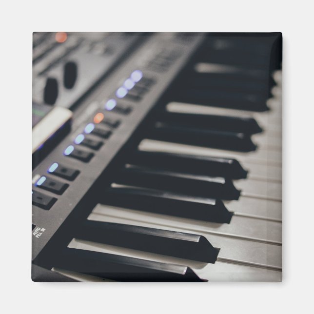 Imán Diseño de piano cuto (Frente)