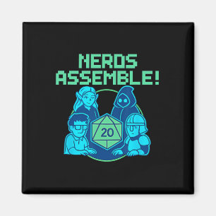 Imán Diseño de píxeles de dados de juego de mesa de ner