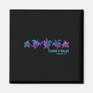 Imán Diseño de playa de Costa Maya _ Regalo de tortuga 