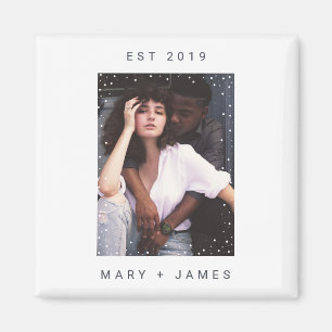 Imán Diseño de punto Minimalista simple y limpio par