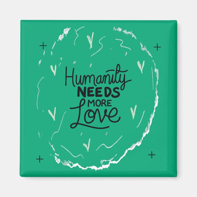 Imán Diseño de recordatorio de bondad (Frente)