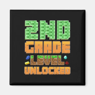 Imán Diseño de regreso a clases de jugador desbloqueado