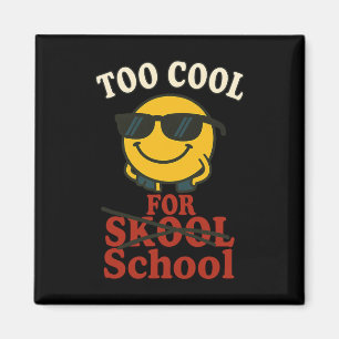Imán Diseño de regreso a clases Shades And Smiles