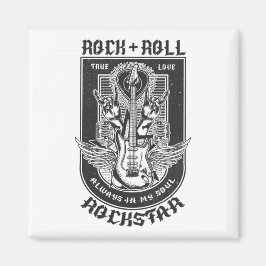 Imán Diseño de rock de guitarra