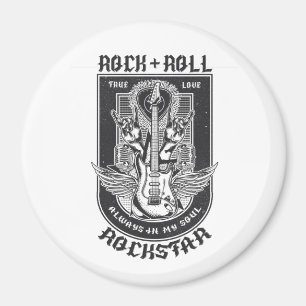 Imán Diseño de rock de guitarra