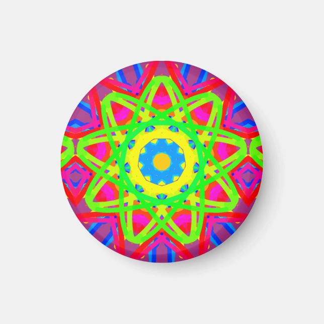 Imán Diseño de rosas (Frente)