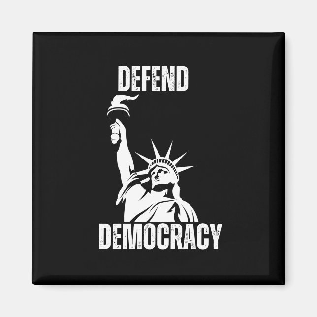 Imán Diseño de Save Democracy 2025 (Frente)