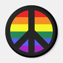Diseño de signo de paz arco iris