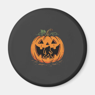 Imán diseño de silueta de calabaza de Halloween de Bigf