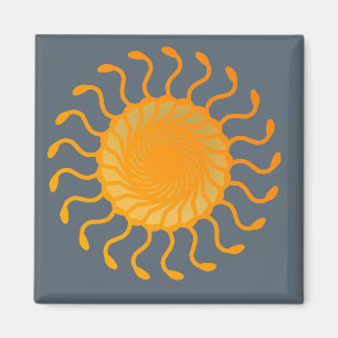 Imán Diseño de Sun Ornament