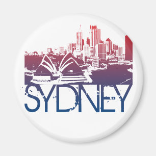 Imán Diseño de Sydney Skyline