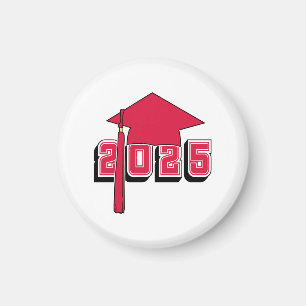 Imán Diseño de Tablero de Mortero de la Clase de 2025