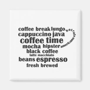 Imán Diseño de taza de café