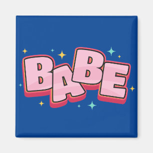 Imán Diseño de texto de Babe