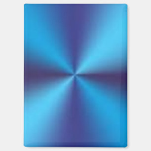 Imán Diseño de textura metálica azul-47456