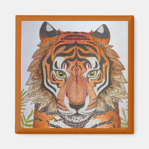 Imán Diseño de tigres de Mandala