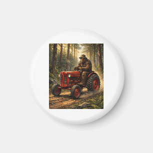 Imán Diseño de Tractor Bigfoot para la Granja de Papá G