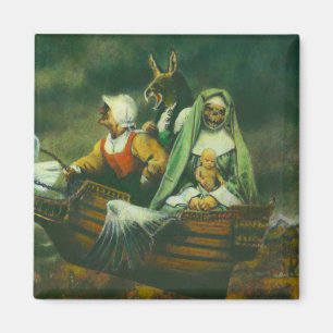 Imán Diseño de tres brujas