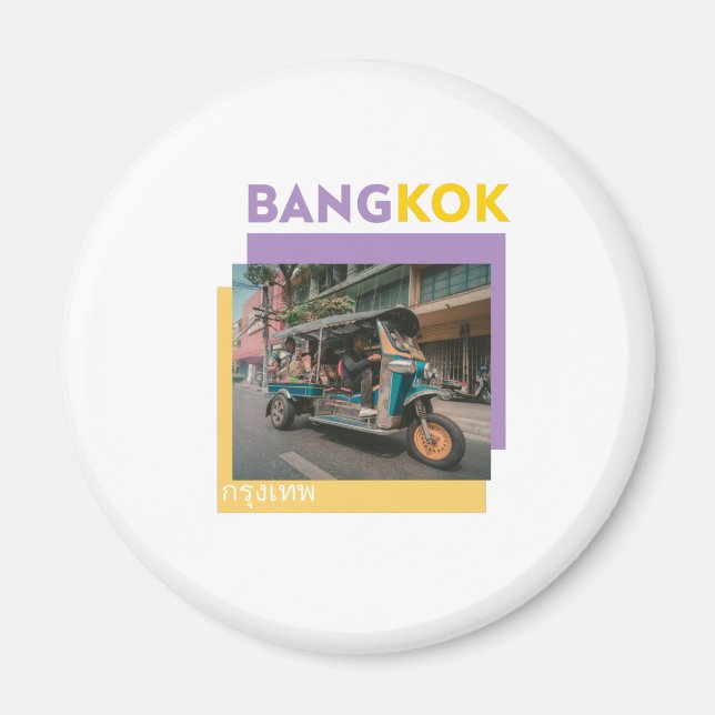 IMÁN DISEÑO DE TUKTUK DE BANGKOK THAILAND (Frente)