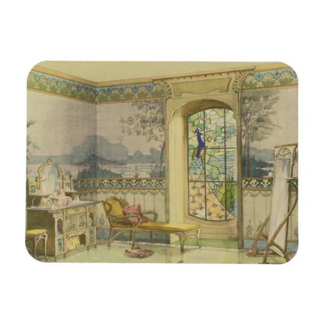 Imán Diseño de un baño, de "Interieurs Modernes", (Horizontal)