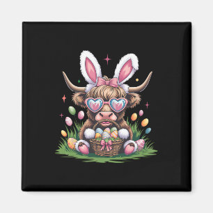 Imán Diseño de vaca conejito de Pascua lindo Amante de