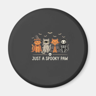 Imán Diseño de vector de disfraz de gato de Halloween S