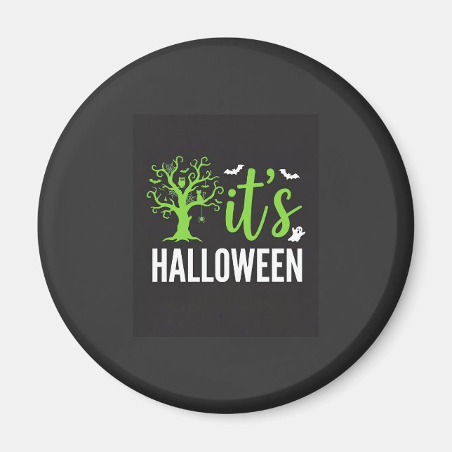 Imán Diseño de vector de murciélagos de árbol espeluzna (Frente)