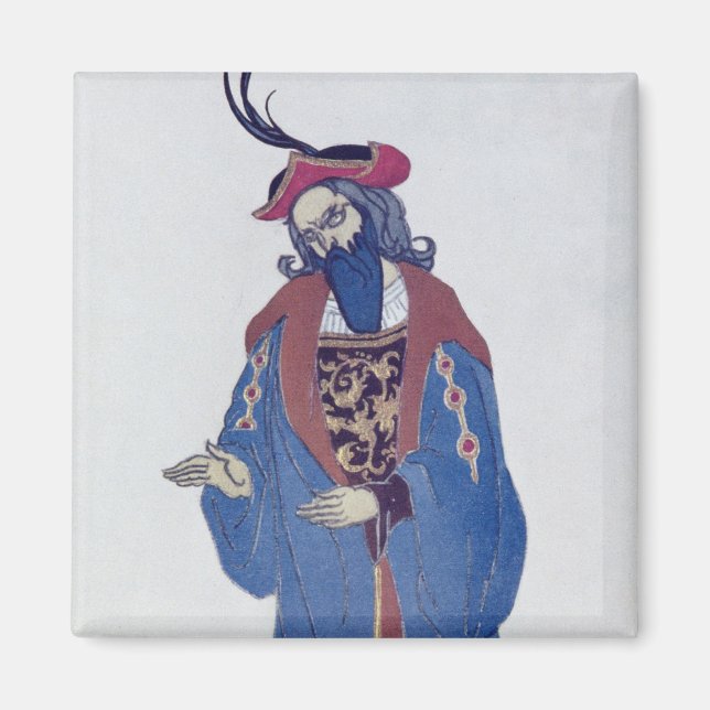 Imán Diseño de vestuario para barba azul, de Beaut durm (Frente)