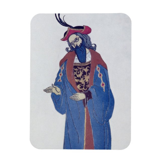 Imán Diseño de vestuario para barba azul, de Beaut durm (Vertical)