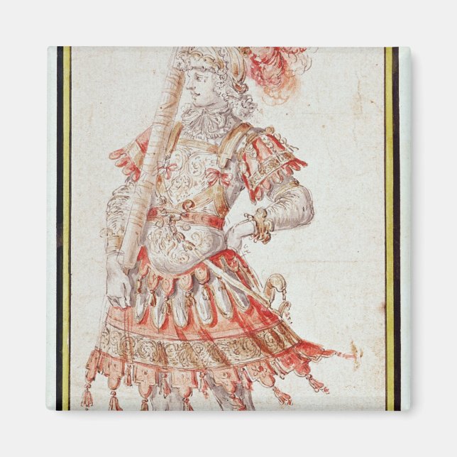 Imán Diseño de vestuario para carrusel, c.1662 (Frente)